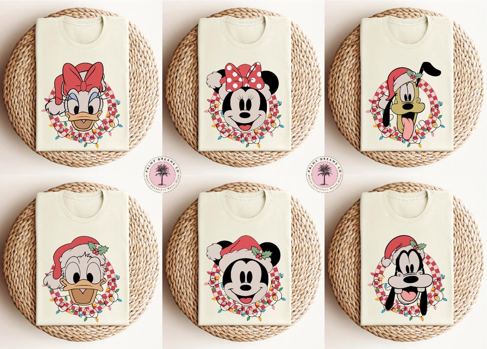 Retro Christmas Disney Shirts, Christmas Mickey And Friends Shirt, Checkered Disney Shirts, Matching Family Shirt, Christmas Vacation Tee Redefine Your Wardrobe Amarkshirts