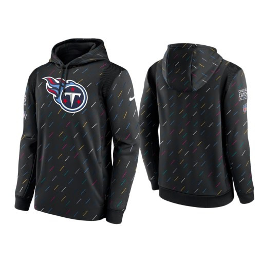 Men’S Tennessee Titans 2021 Crucial Catch Charcoal Therma Pullover Hoodie Tennessee Titans Charcoal Hoodie