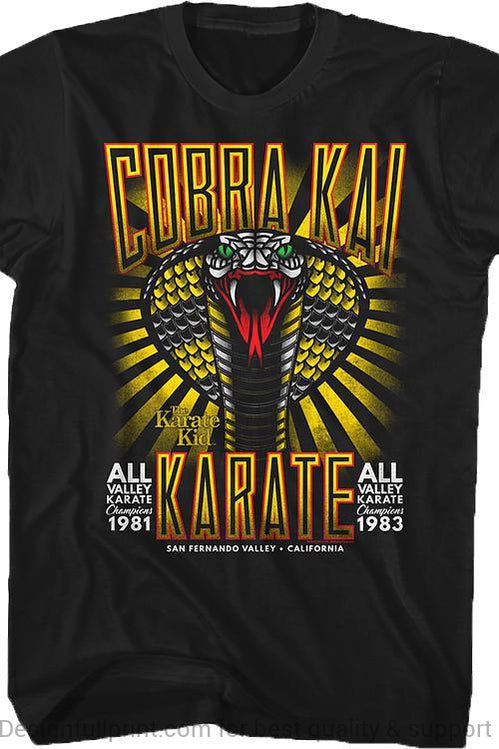 Karate Kid Cobra Kai Tattoo T-Shirt
