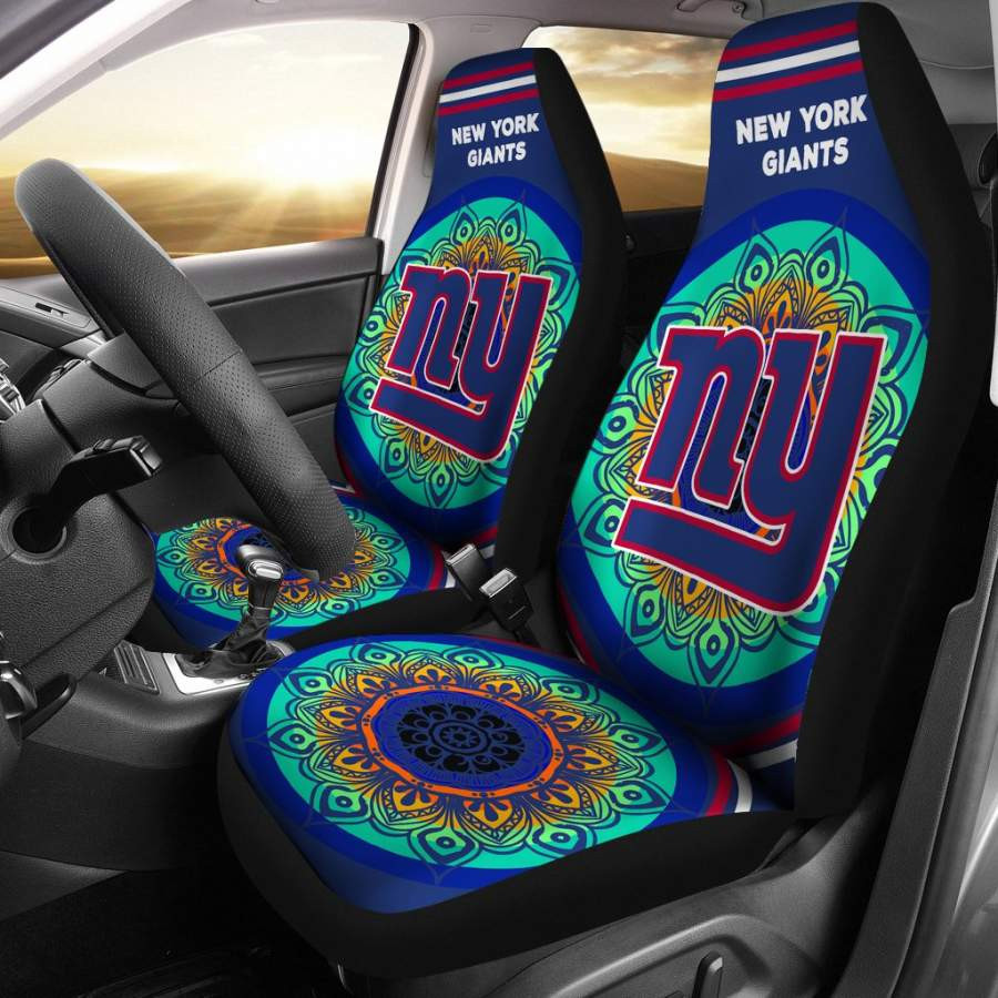 Unique Magical And Vibrant New York Giants Car Seat Covers CSC7066