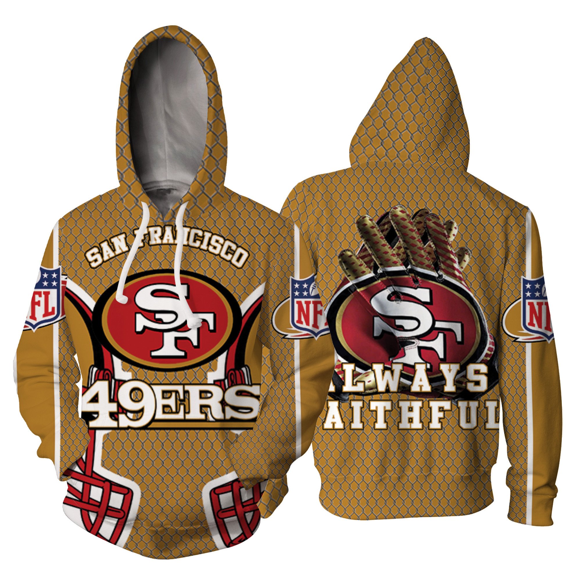 Sport-Team San Francisco 49Er Limited Edition Men And Women 3D Hoodie Zip Hoodie Aop Shirt
