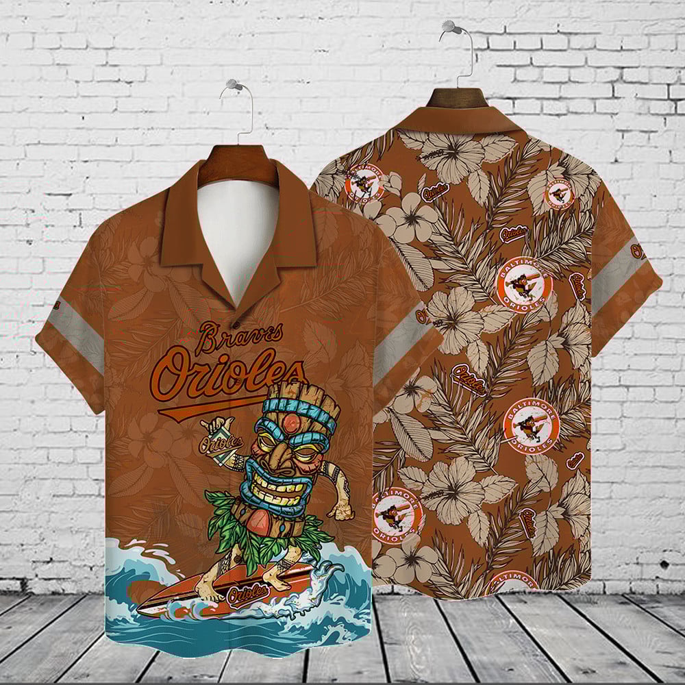 Baltimore Orioles Major League Baseball 2023 Aop Hawaiian Shirt