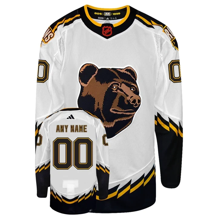 Boston Bruins Primegreen Reverse Retro Custom Jersey – All Stitched