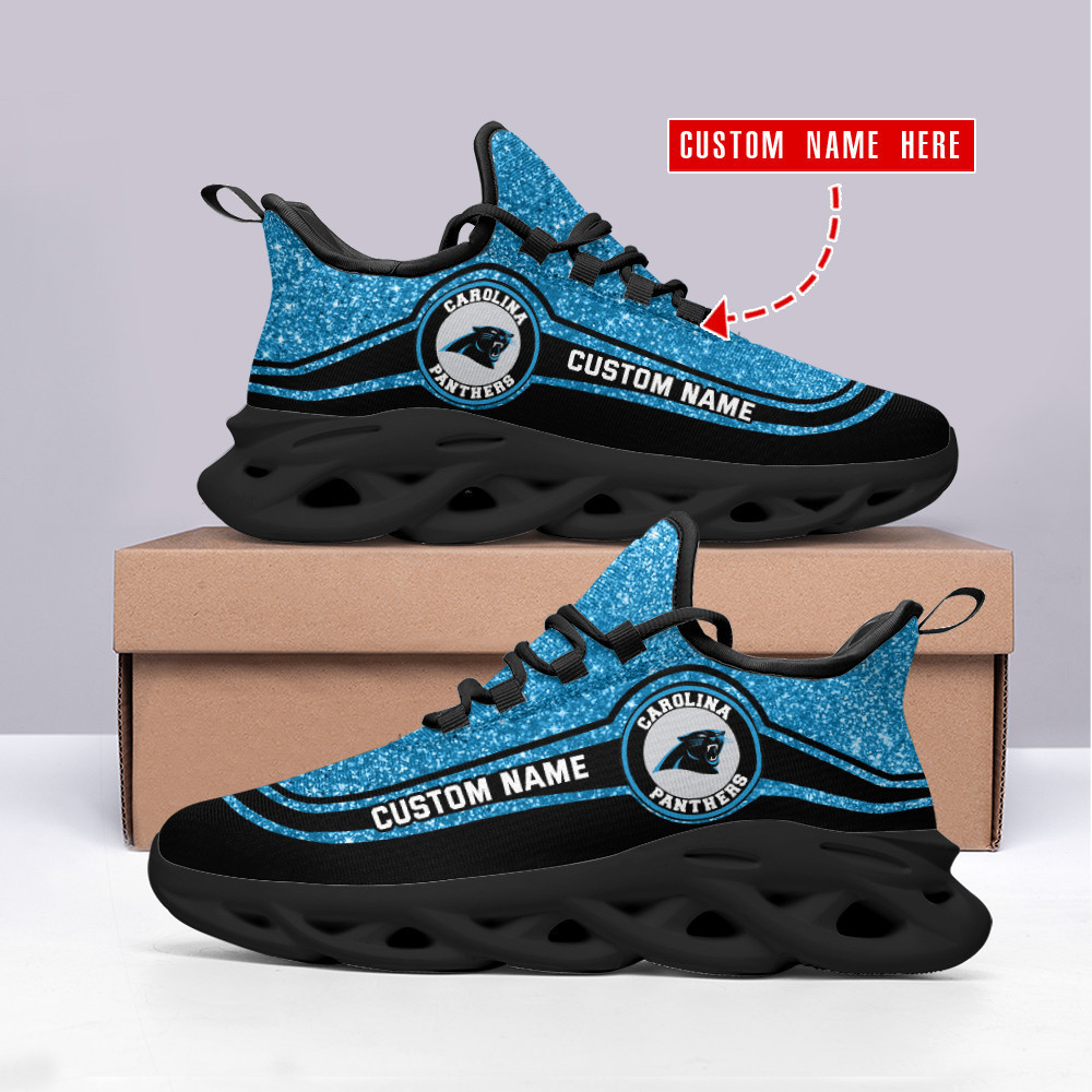 Carolina Panthers Personalized Clunky Sneaker Max Soul Shoes MS7069