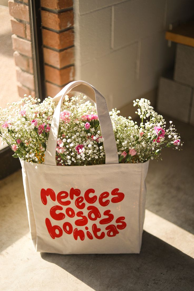 Mereces Cosas Bonitas Tote Bag N289, Best Tote Bags Ideas, Cute Tote Bags Ideas, Tote Bag Design Ideas, Girls Tote Bag, Best Canvas Tote Bags Ideas