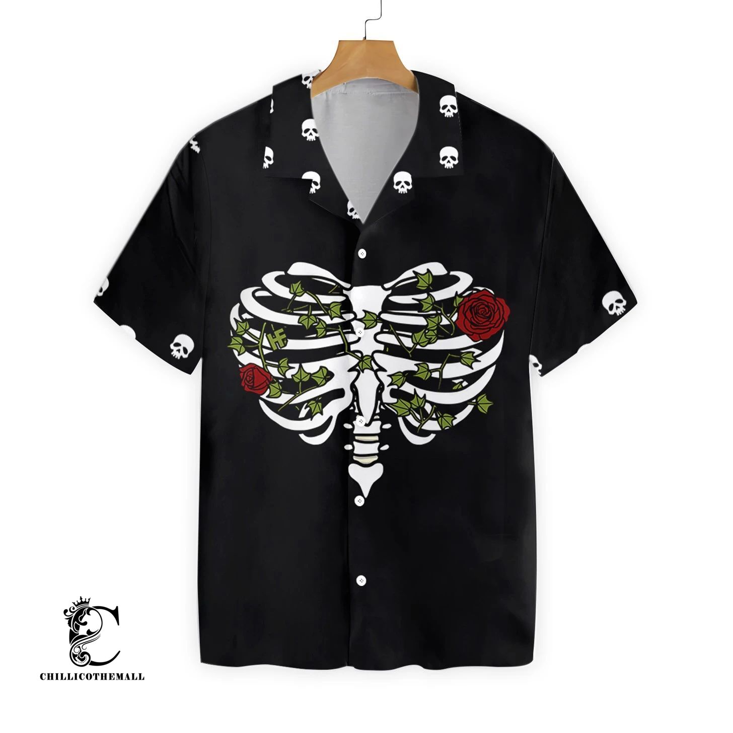 Rib Cage Heart Style With Rose Goth  &hellip;