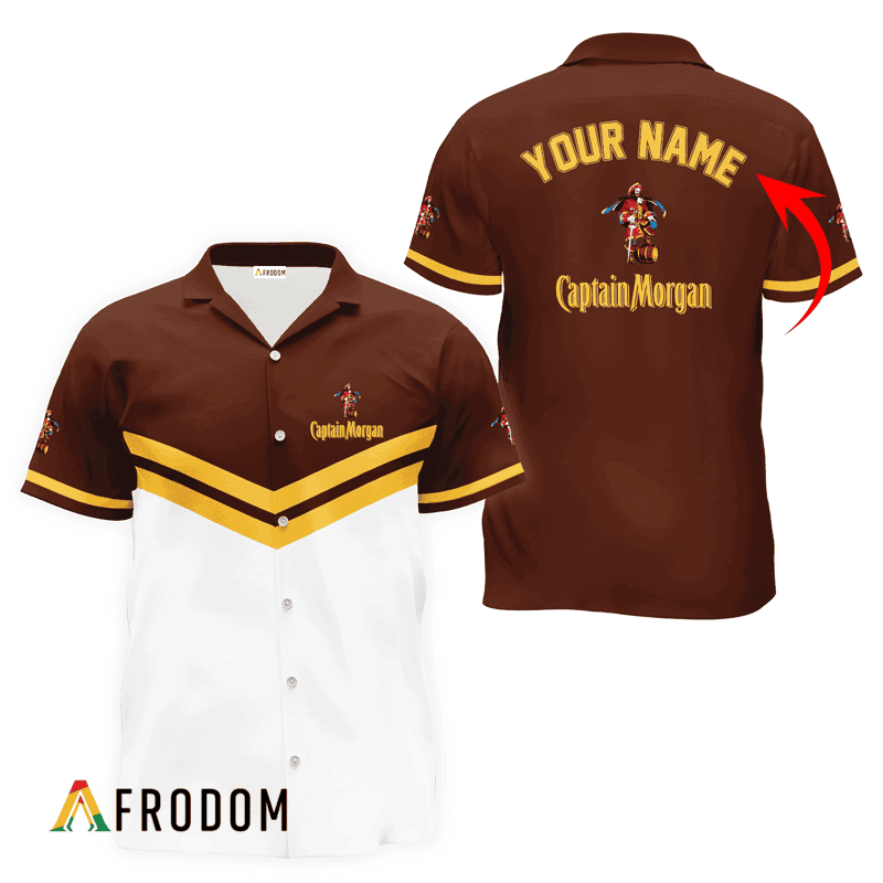 Personalized Captain Morgan Brown Tennis Hawaiian Shirt
