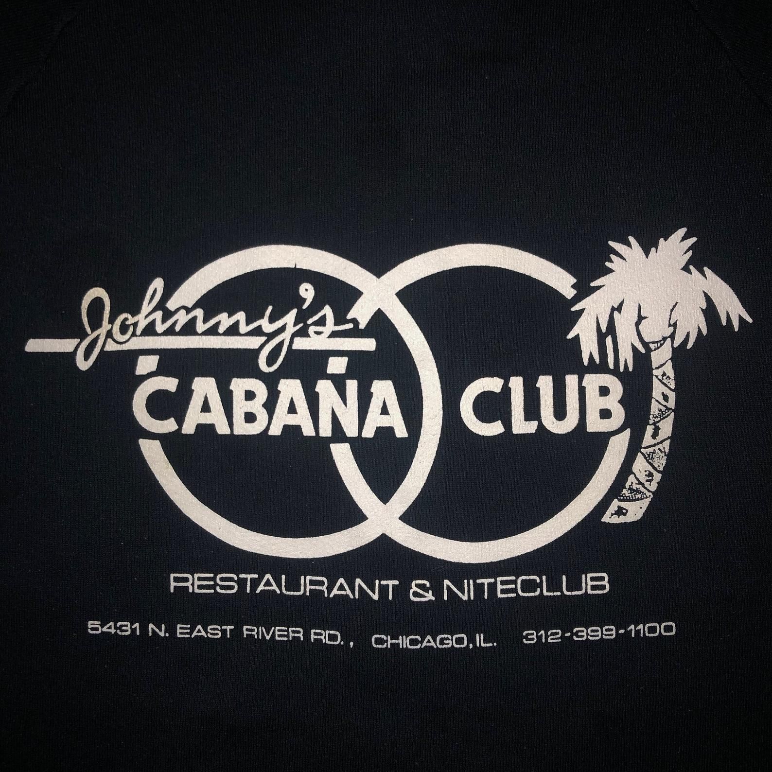 Vintage 1980S Johnny’S Cabana Club Chicago Crew Neck Bar Niteclub 80S T Shirt