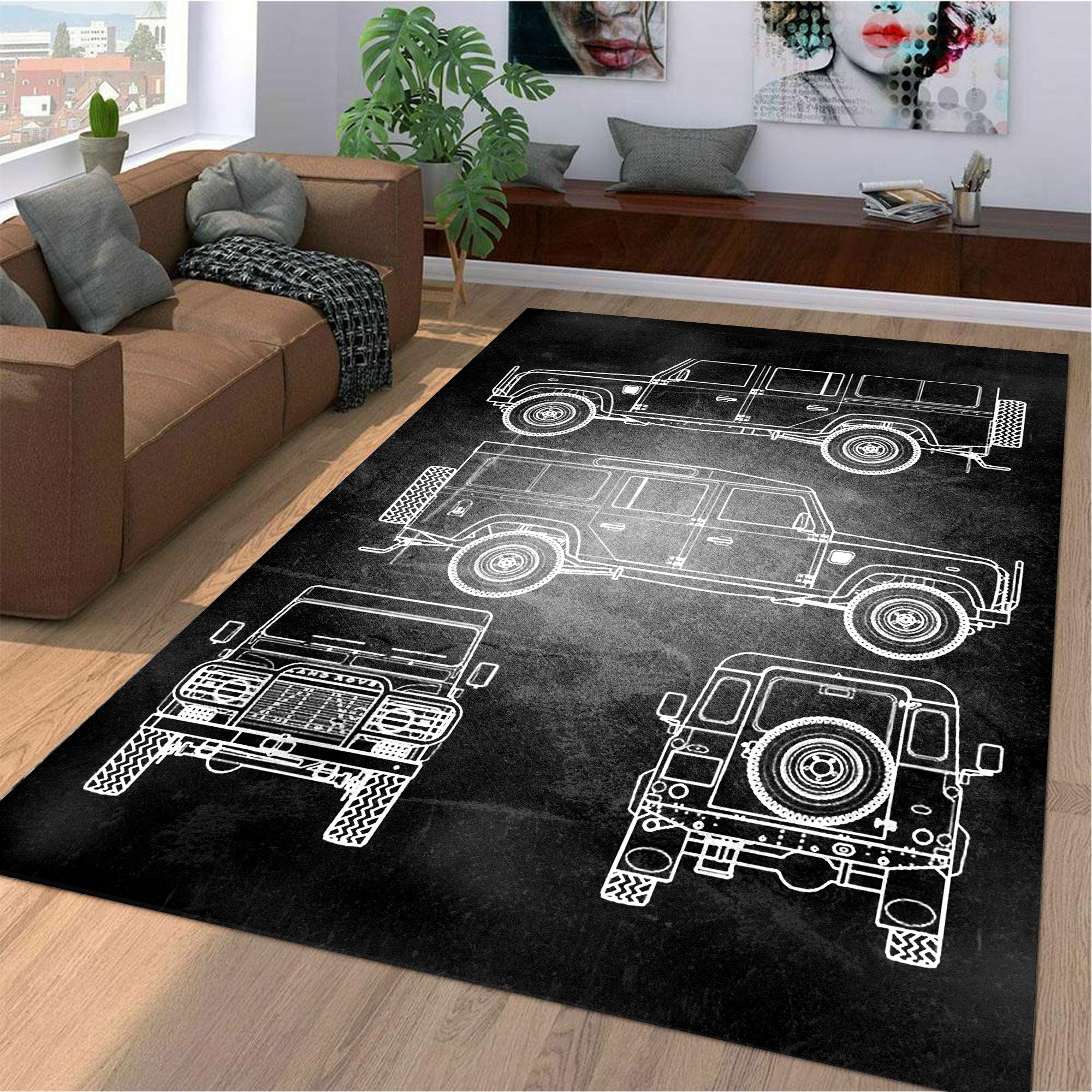 Jeep Area Rug