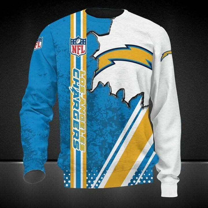 Sport-Team Los Angeles Chargers Blue White Sweatshirt Aop Shirt