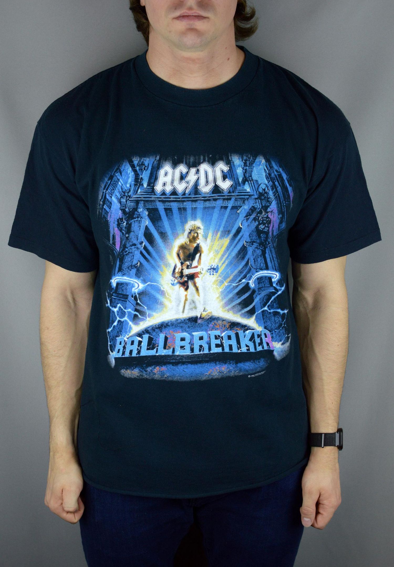 Vintage Ac Dc Ballbreaker 1996 World Tour T Shirt Made In Usa