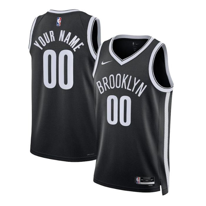 Brooklyn Nets Unisex Shirt 2023 Swingman Customized Jersey Black – Icon Edition