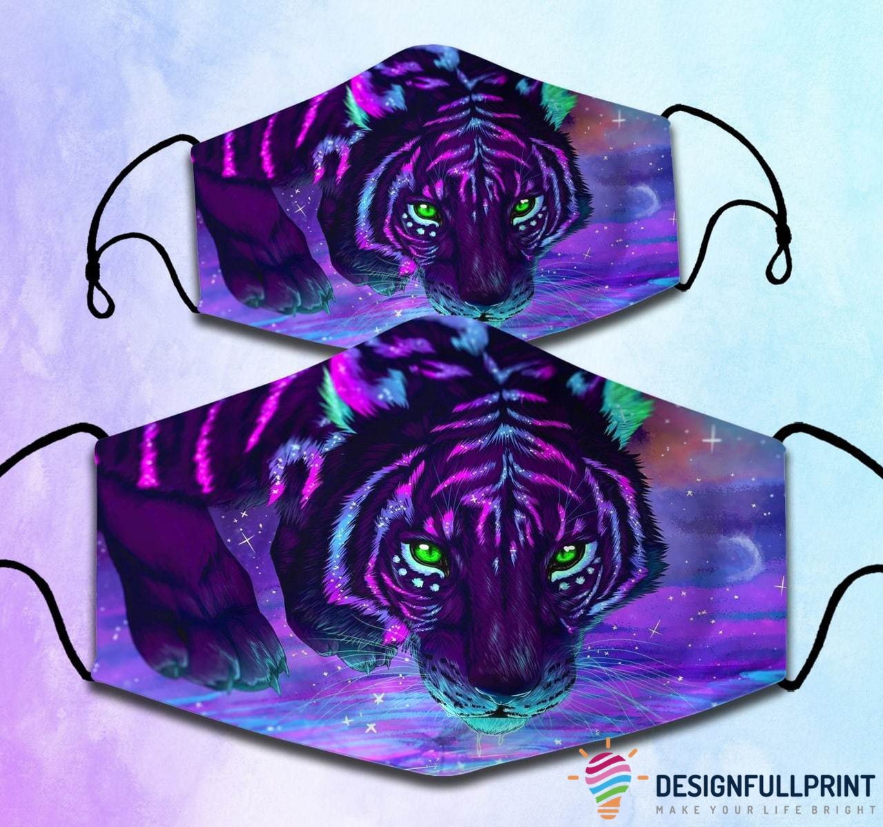 Neon Tiger 3D Face Mask Nh Cloth Mas &hellip;