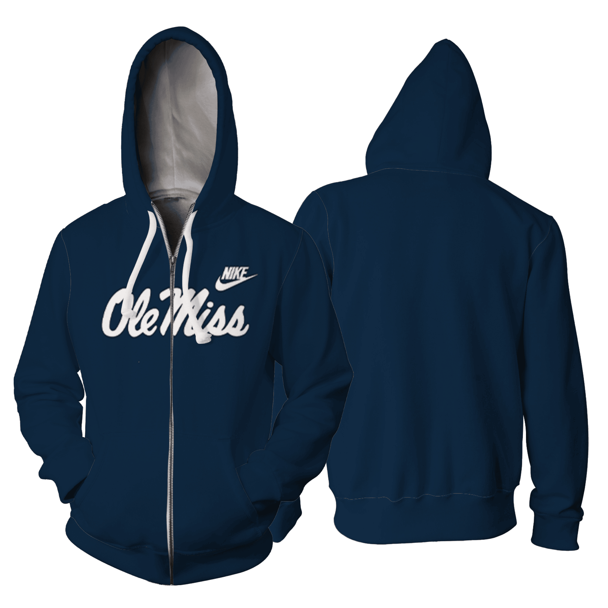 Ole Miss Football X Coach Lane Kiffin Champions 2025 For Fans Hoodie – Zip Hoodie 3D Aop Shirt