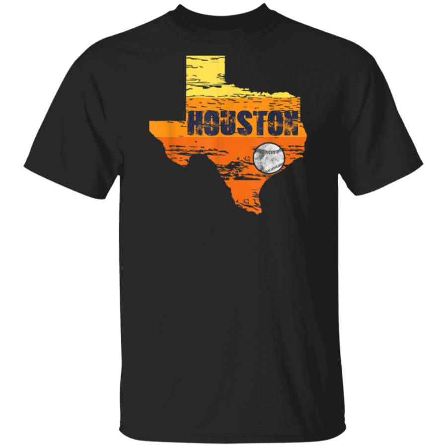 Vintage H Town Houston Texas Crush City Apparel Baseball T Shirt Hoodie Shirt