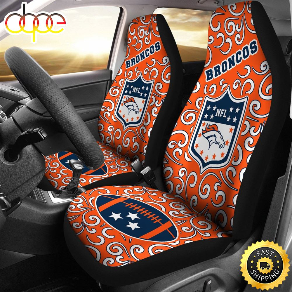 Denver Broncos Car Seat Covers Set CSC2089