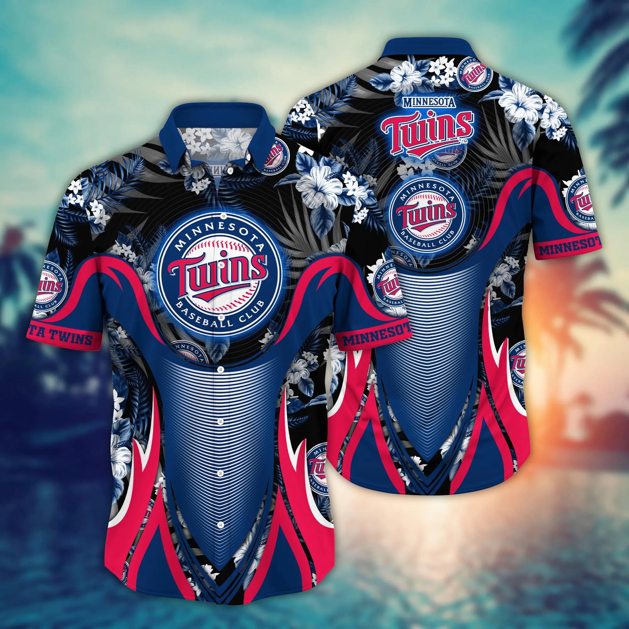 Minnesota Twins Mlb Hawaiian Shirt Beach Balls Aloha Shirt