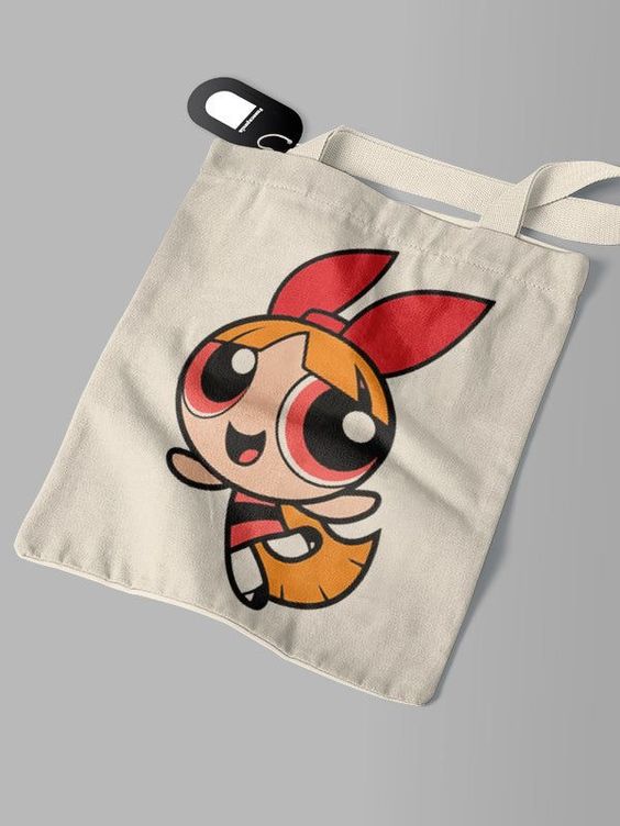 Bubbles The Powerpuff Girls Movie Tote Bag