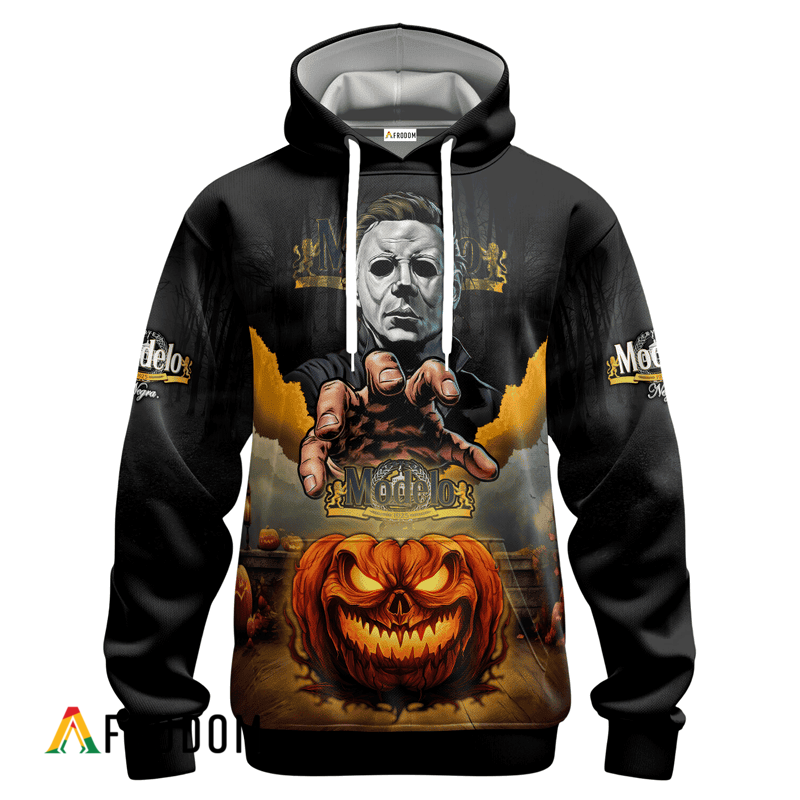 Modelo Negra Halloween Michael Myers Hoodie & Zip Hoodie