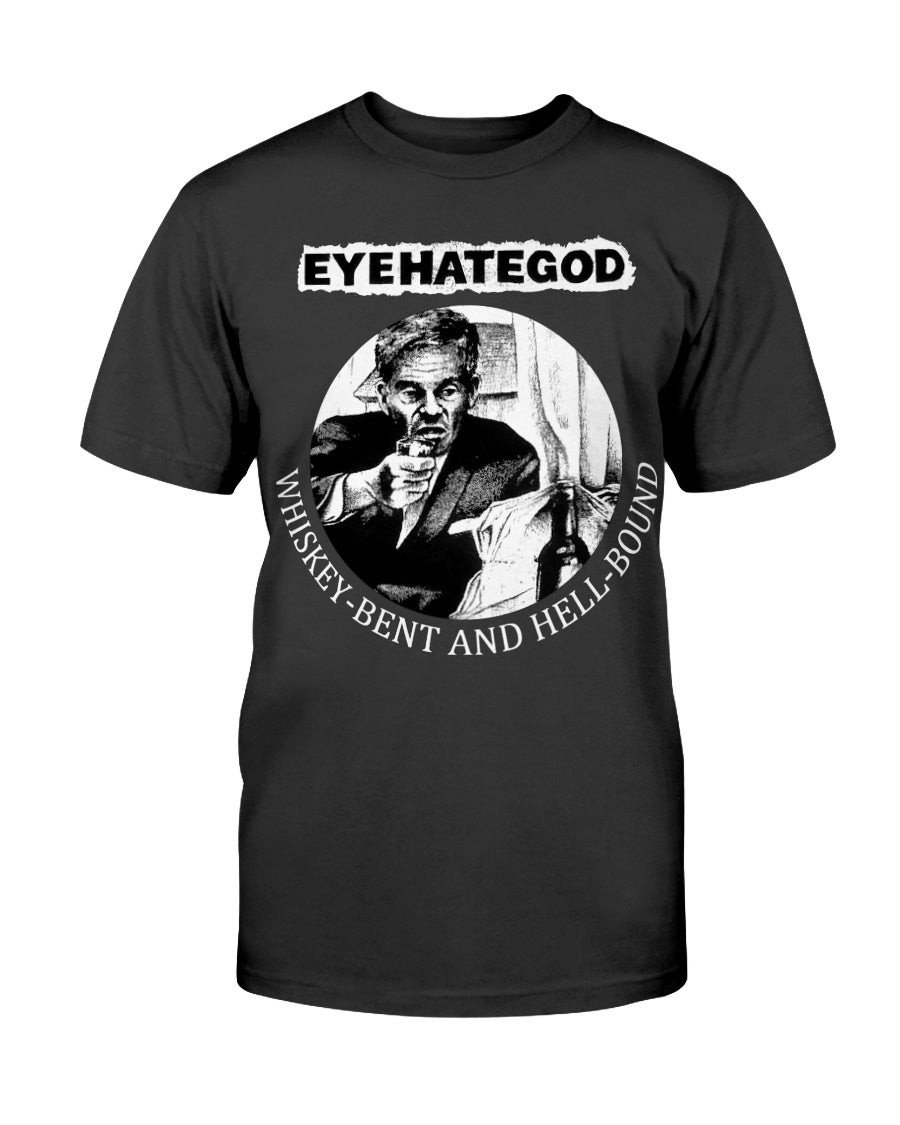 Vintage 90S Eyehategod T Shirt Black Whiskey Bent And Hell Bound   Power Of Dirt Weed Sludge Heavy Metal Band Tour Concert T Shirt 080621