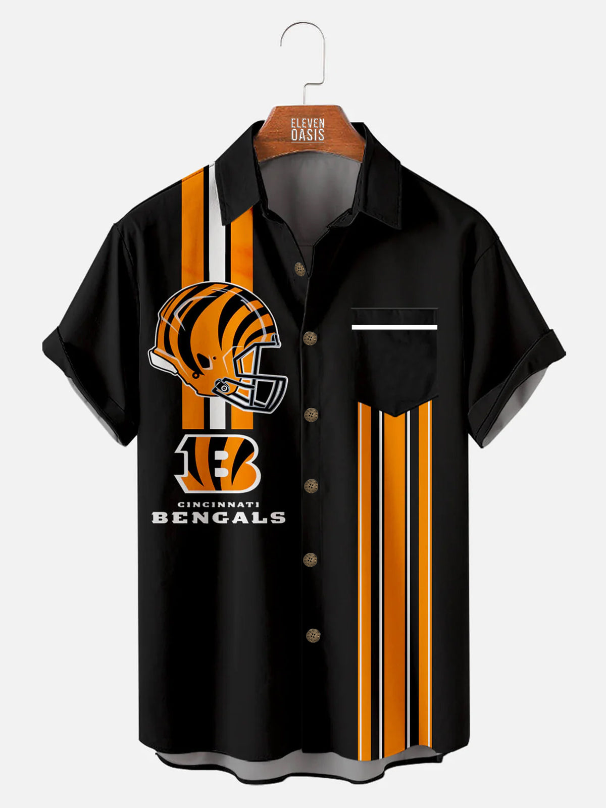Cincinnati Bengals American Football Men'S Short Sleeve Shirt , White Lie Shirts, Fall Shirts - Trending Fashion By Shirtshackonline