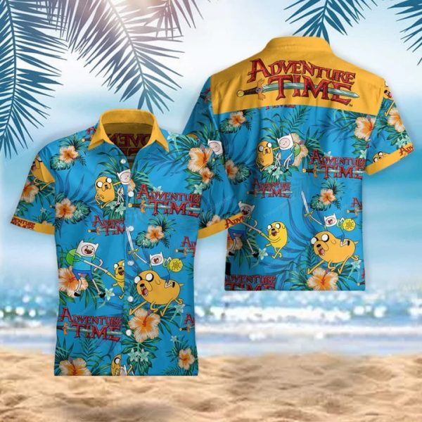 Finn Mertens Jake The Dog Hawaiian Shirt Summer Beach Clothes Outfit For Men Women Nd