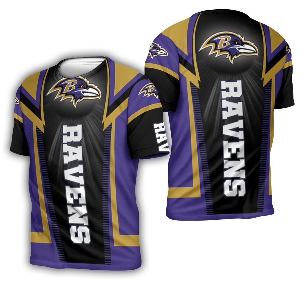 Baltimore Ravens For Fan 3D T-Shirt