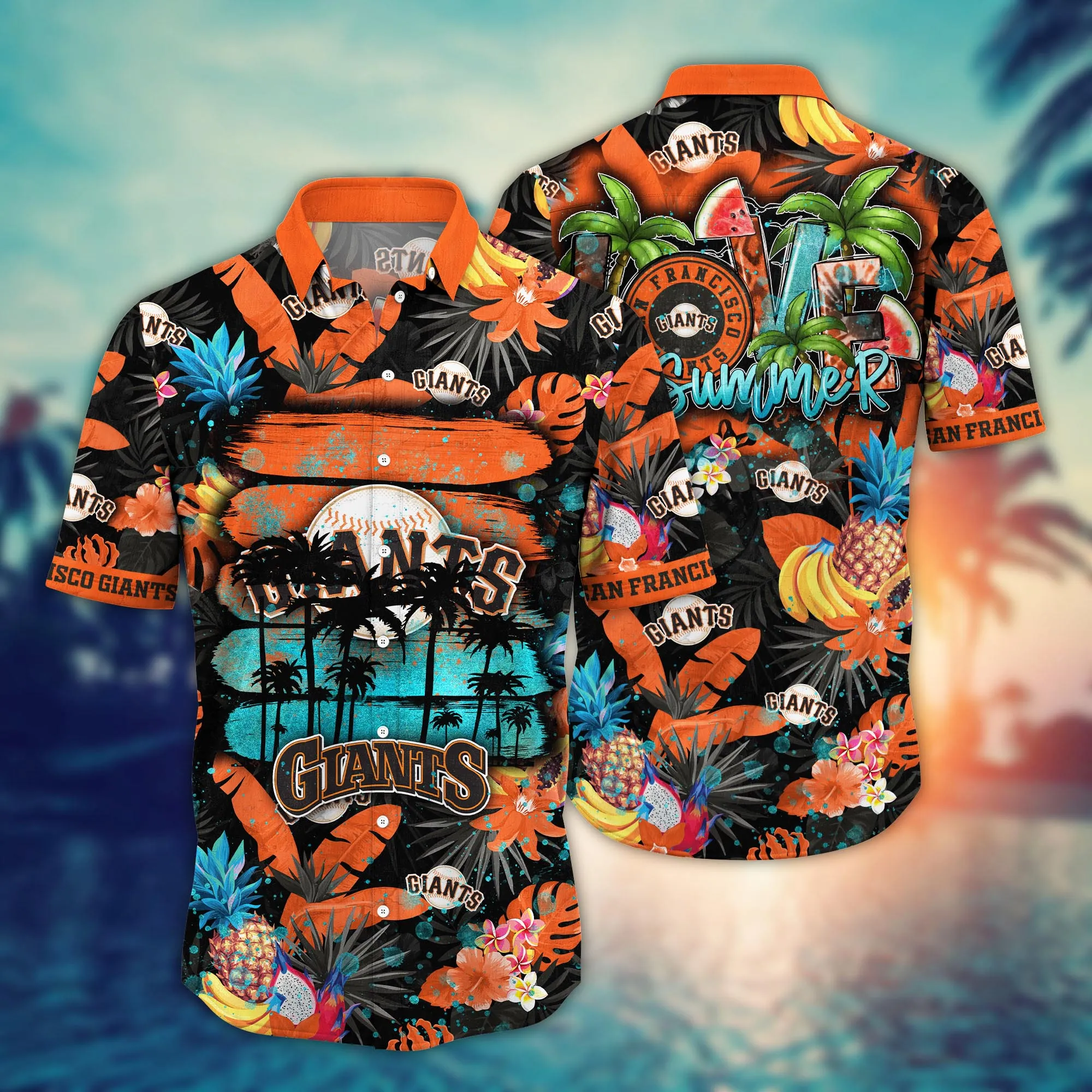 San Francisco Giants Mlb Hawaiian Shirt Warm Breezes Aloha Shirt