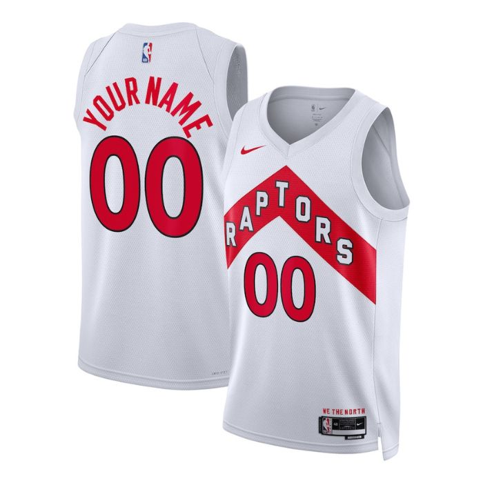 Toronto Raptors Unisex 2023 Swingman Custom Jersey White – Association Edition