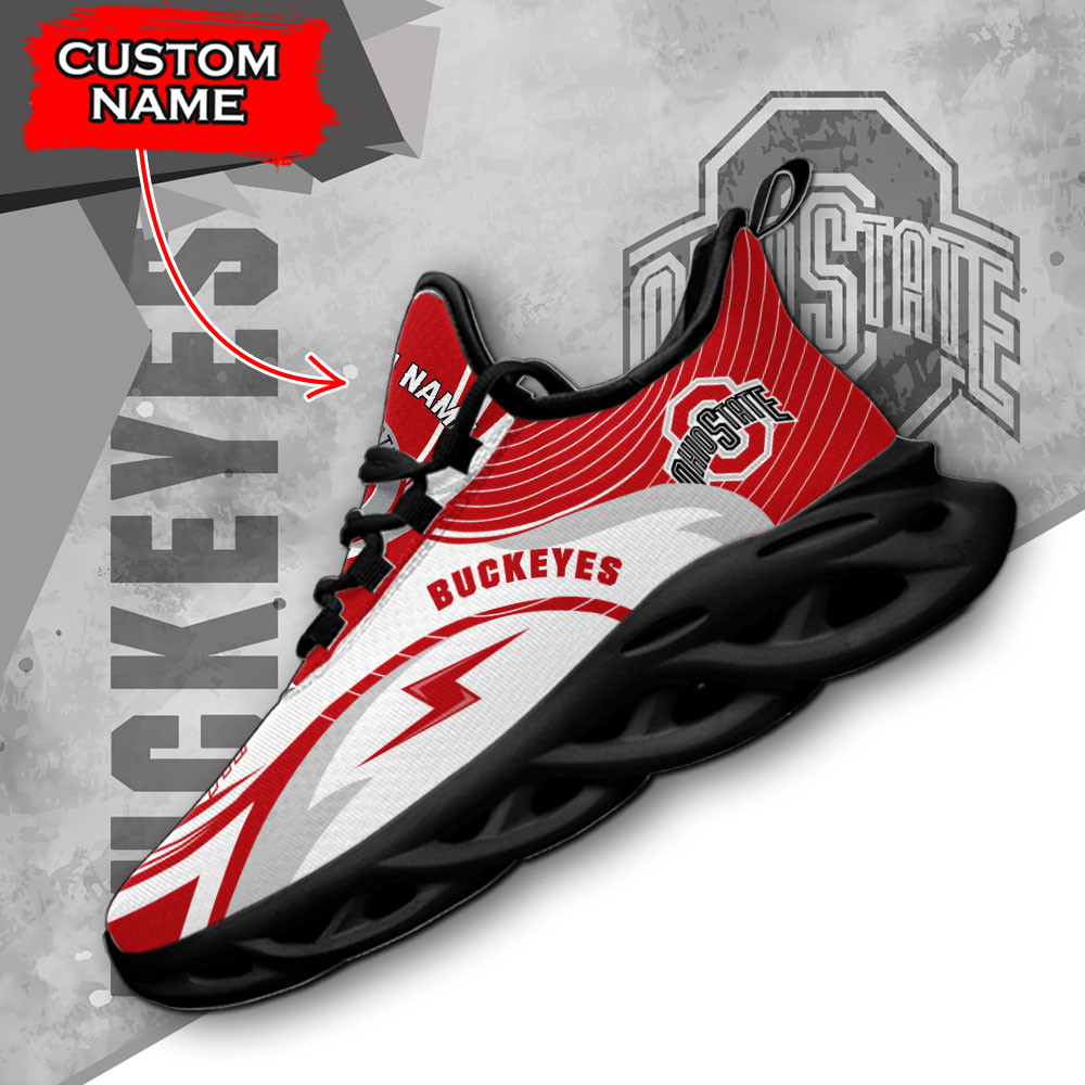 Ohio State Buckeyes Max Soul Shoes Sneakers For Men And Women 473