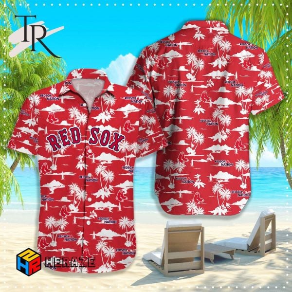 Mlb Boston Red Sox Special Design For Summer 3D Hawaiian Shirt