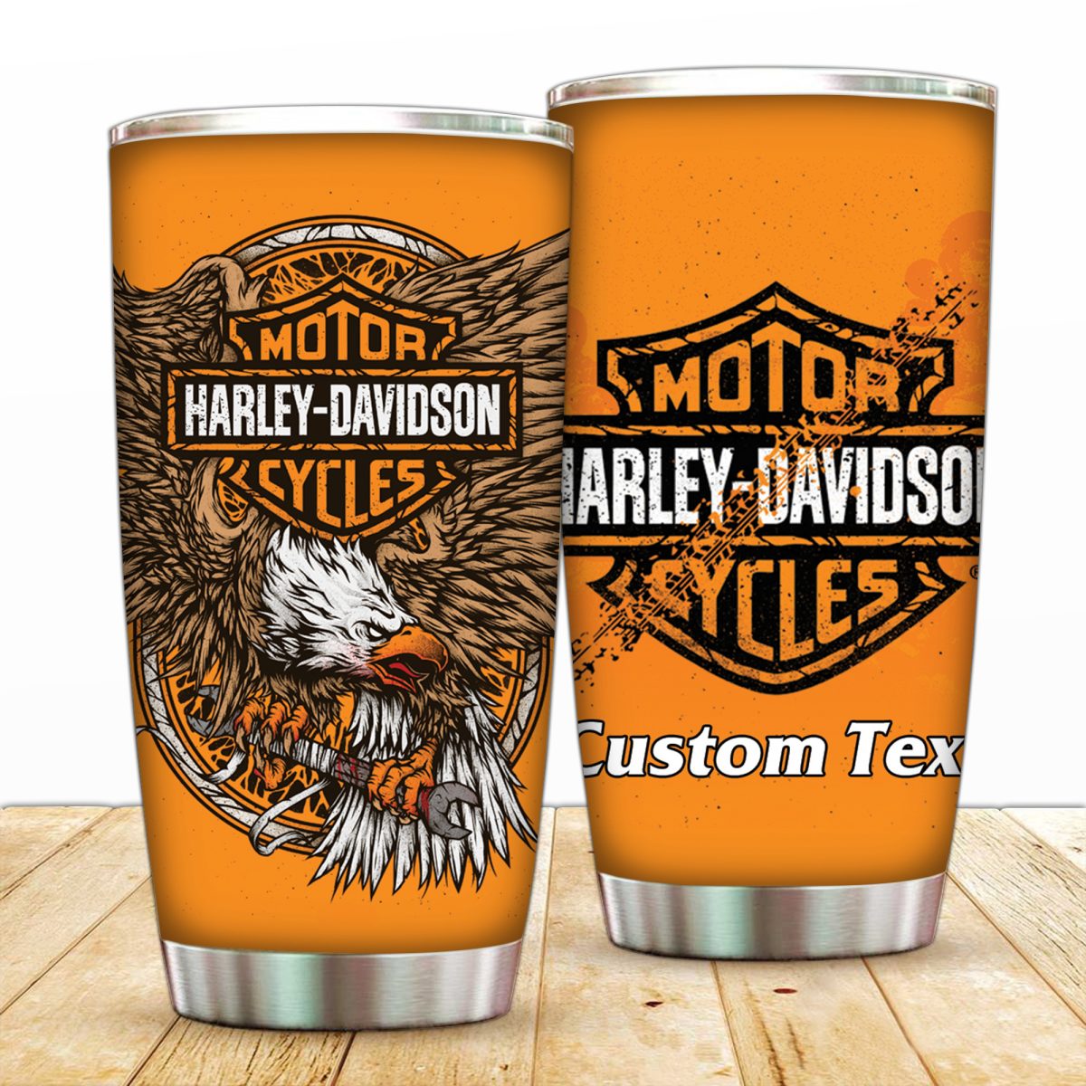 Fashion24Hs - Insulated Tumbler Cup - Harley Davidson Tumbler - Gift For Harley Davidson Lovers - Personalized Stainless Steel Tumbler