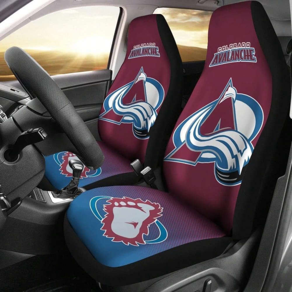 Colorado Avalanche Car Seat Cover Set For Fan Gifts CSC1256