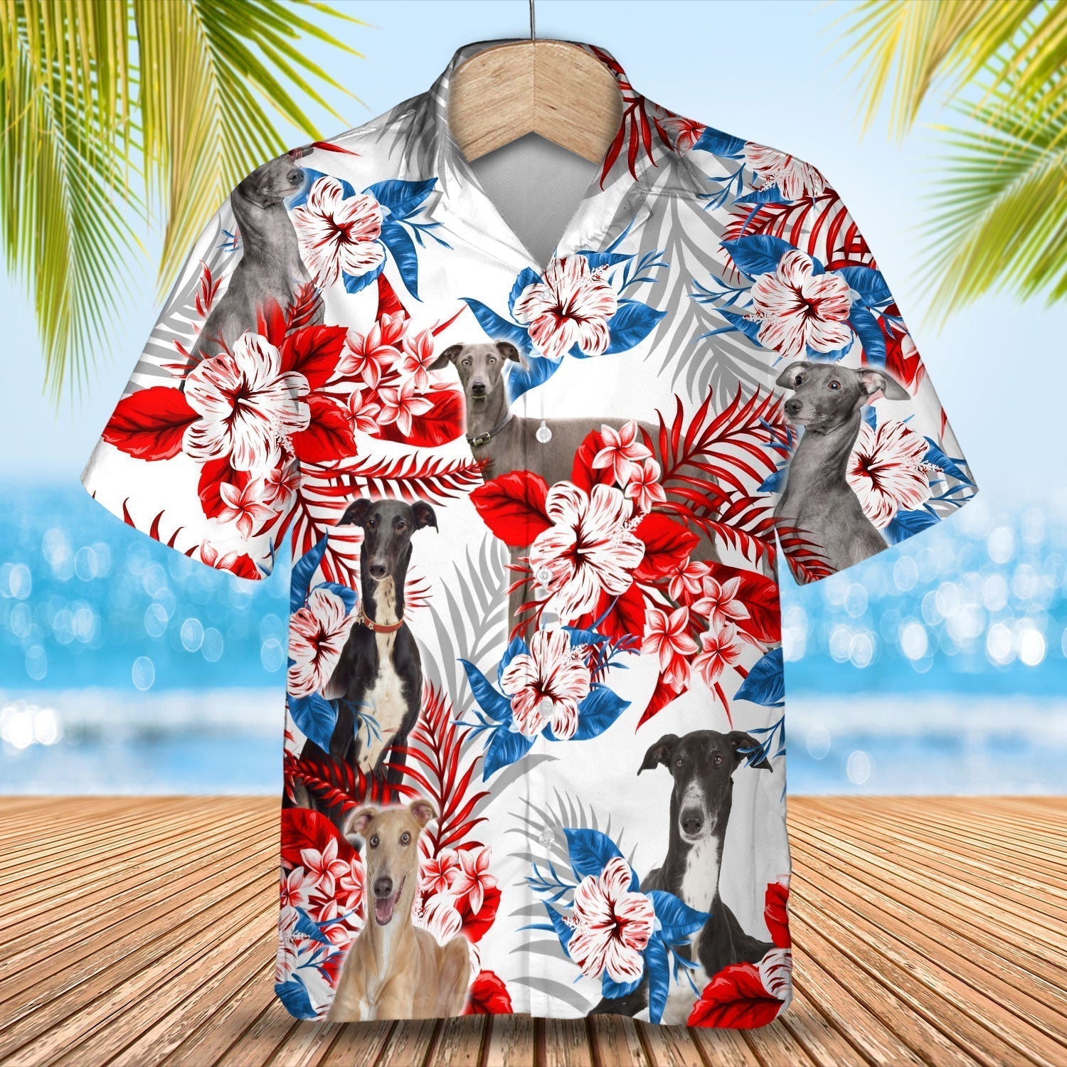 Greyhound Hawaiian Shirt – Gift For Summer, Summer Aloha Shirt, Hawaiian Shirt For Men And Women