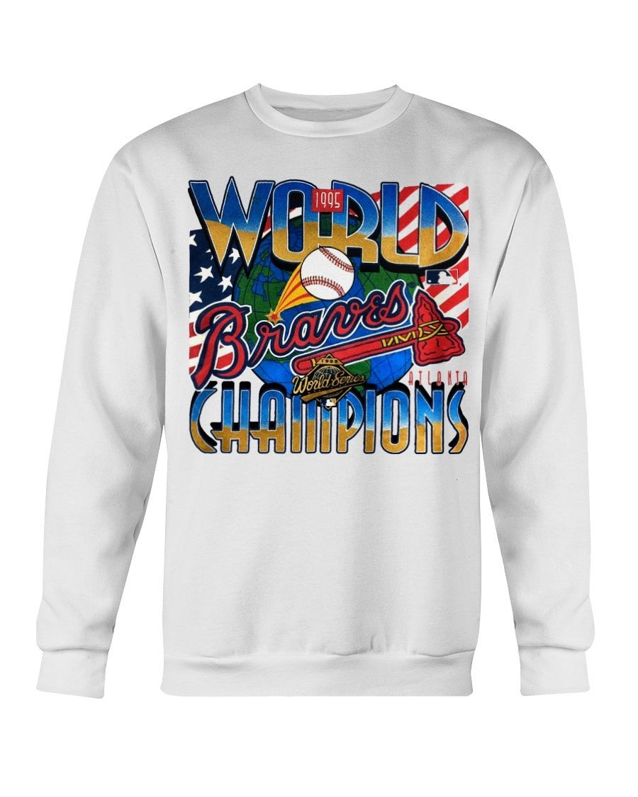 Vintage 1995 Atlanta Braves World Series Champions Sweatshirt 211025