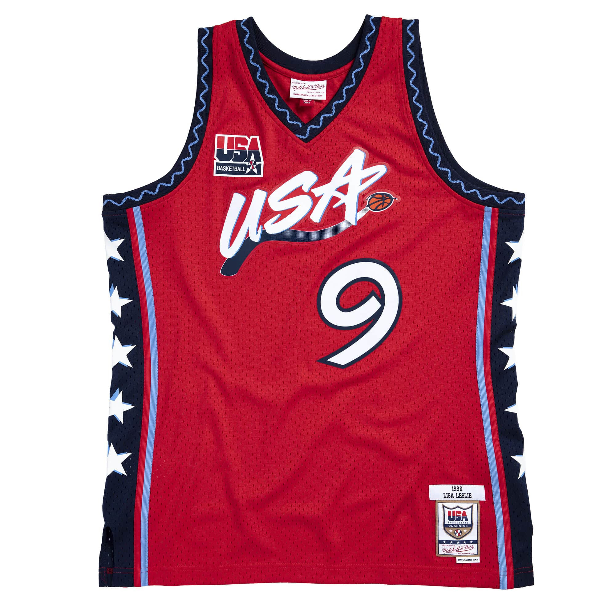 Mitchell & Ness Swingman Jersey Team Usa 1996 Lisa Leslie – TXTrend Shop