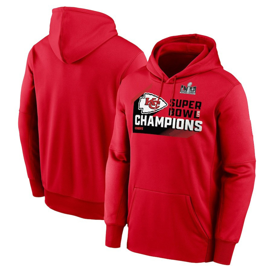 Kansas City Chiefs NFL Super Bowl LVIII Champions Iconic Red Print 2D Hoodie