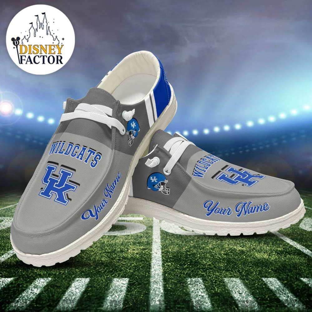 NCAA Kentucky Wildcats Hey Dude Shoes Personalized Hey Dudes