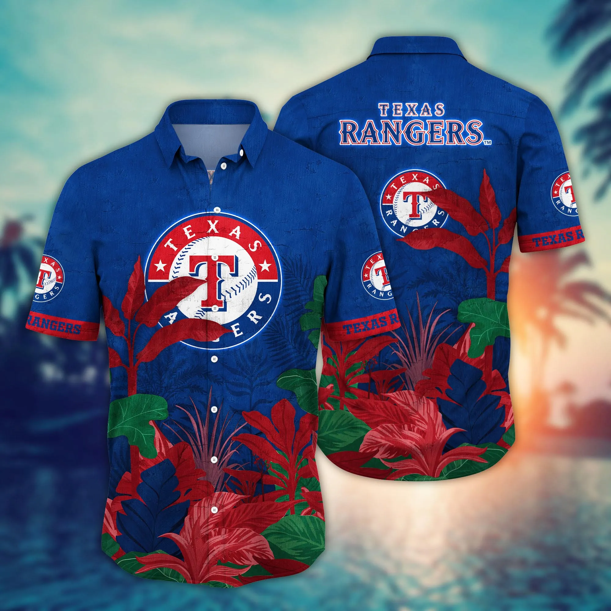 Texas Rangers Mlb Hawaiian Shirt Coconut Water Aloha Shirt