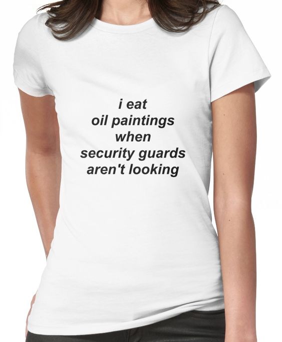 “i eat oil paintings” Essential T-Shirt