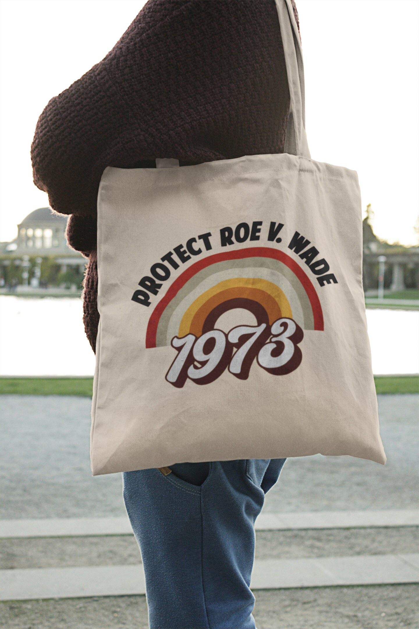 1973 Roe V Wade Feminist Tote Bag Feminism Tote Bag Cute Tote Bag Aesthetic Feminist Gift Pro Choice Tote Bag Womens Right Retro Tote Bag