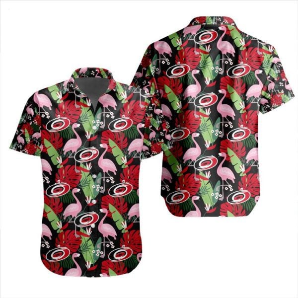 Nhl Carolina Hurricanes Special Aloha Style Design 3D Hawaiian Shirt