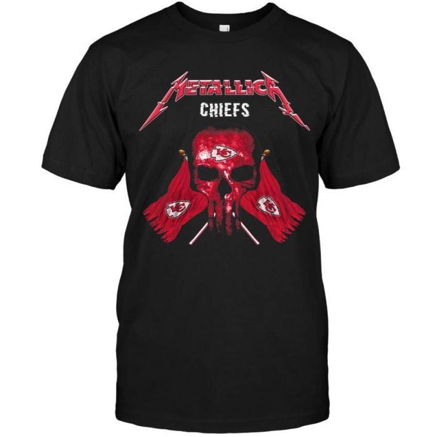 Metallica Kansas City Chiefs Shirt Trending Funny Gift Tshirt