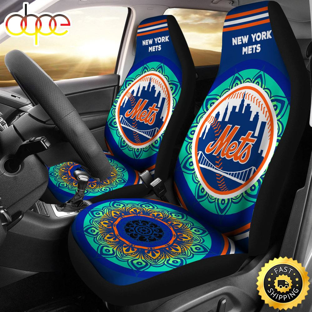 Unique Magical And Vibrant New York Mets Car Seat Cover Set CSC8046