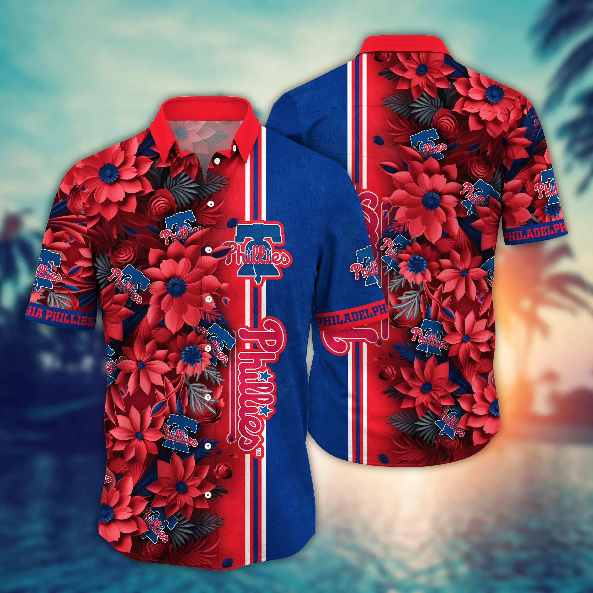 Philadelphia Phillies Mlb Hawaiian Shirt Custom Picnics Aloha Shirt