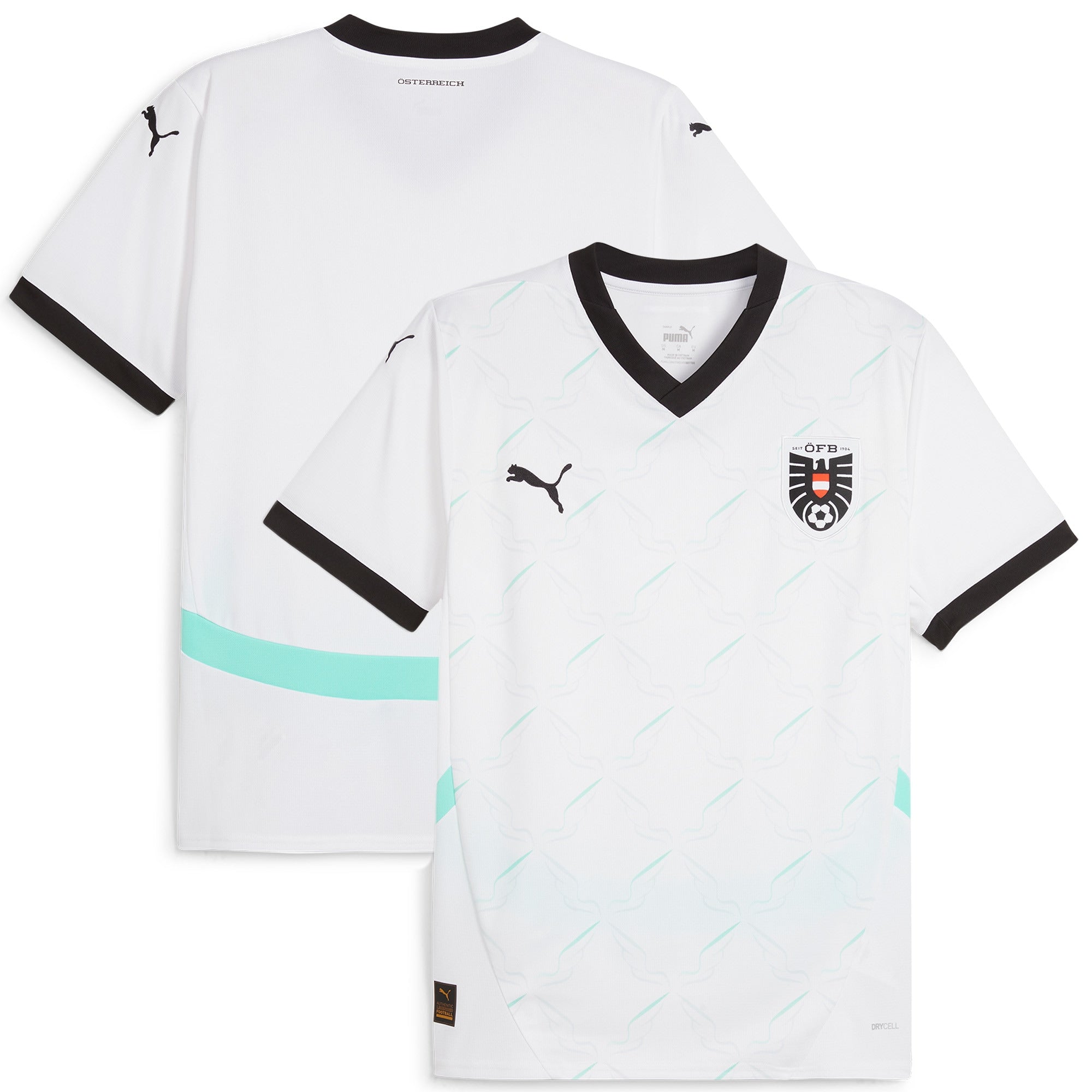 Austria National Team Puma 2024 Away Jersey – White