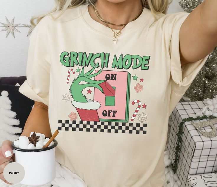 Grnch Mode T-Shirt, Funny Grnchmas T …