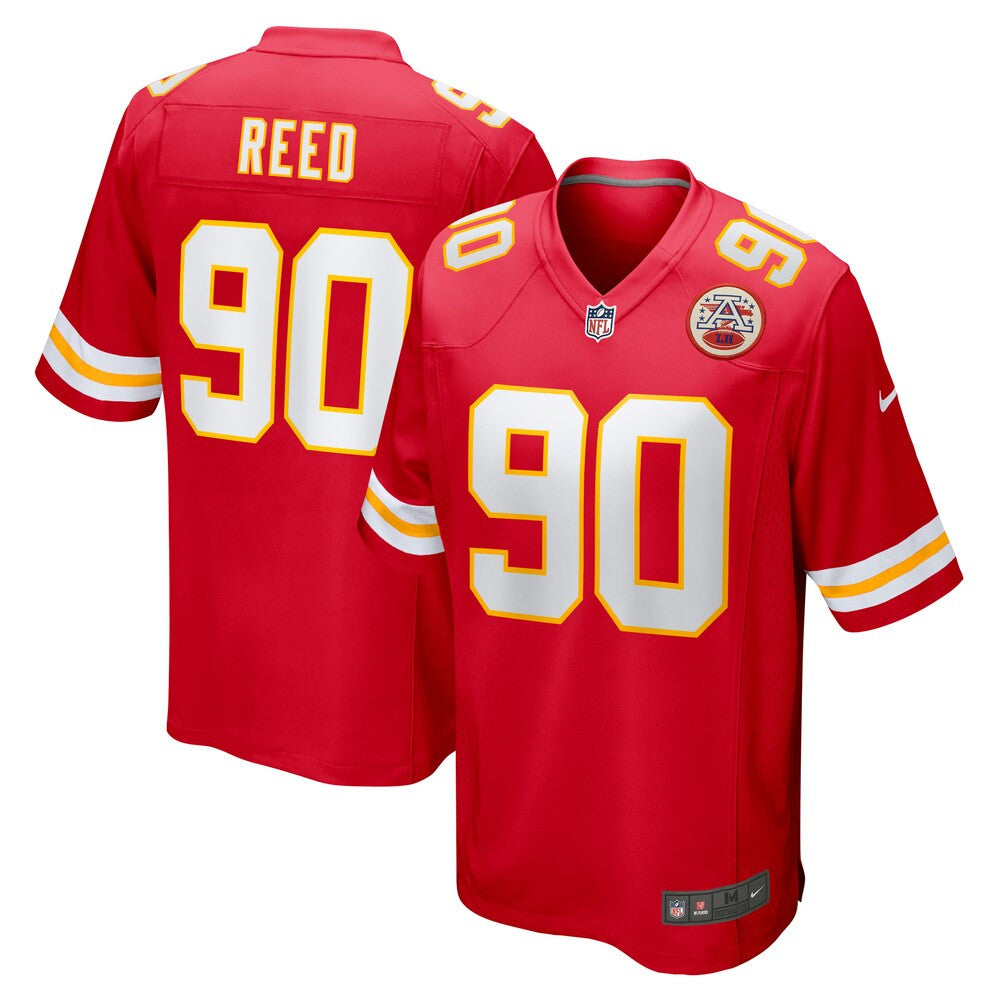 Men’S Kansas City Chiefs Jarran Reed Nike Red Game Jersey