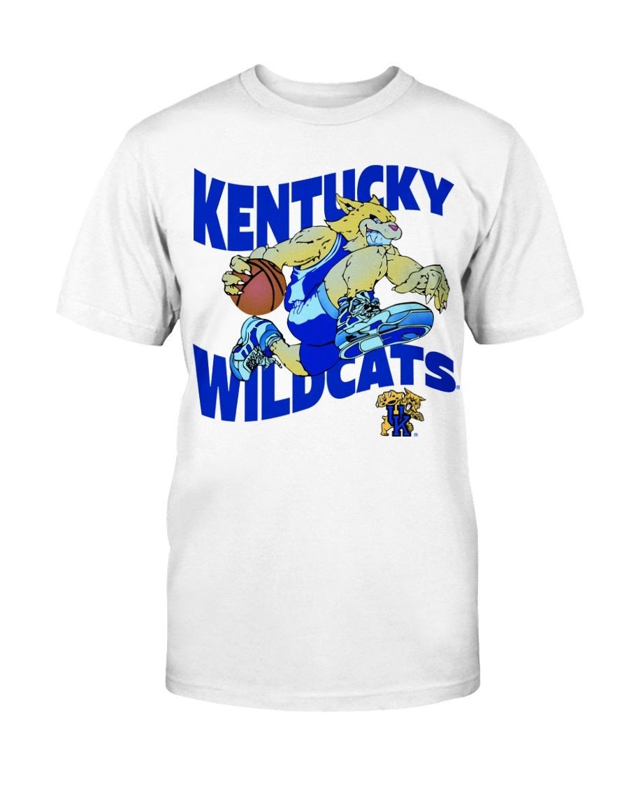 Vintage 90S Ncaa University Of Kentucky Wildcats Basketball Sports T Shirt 090621