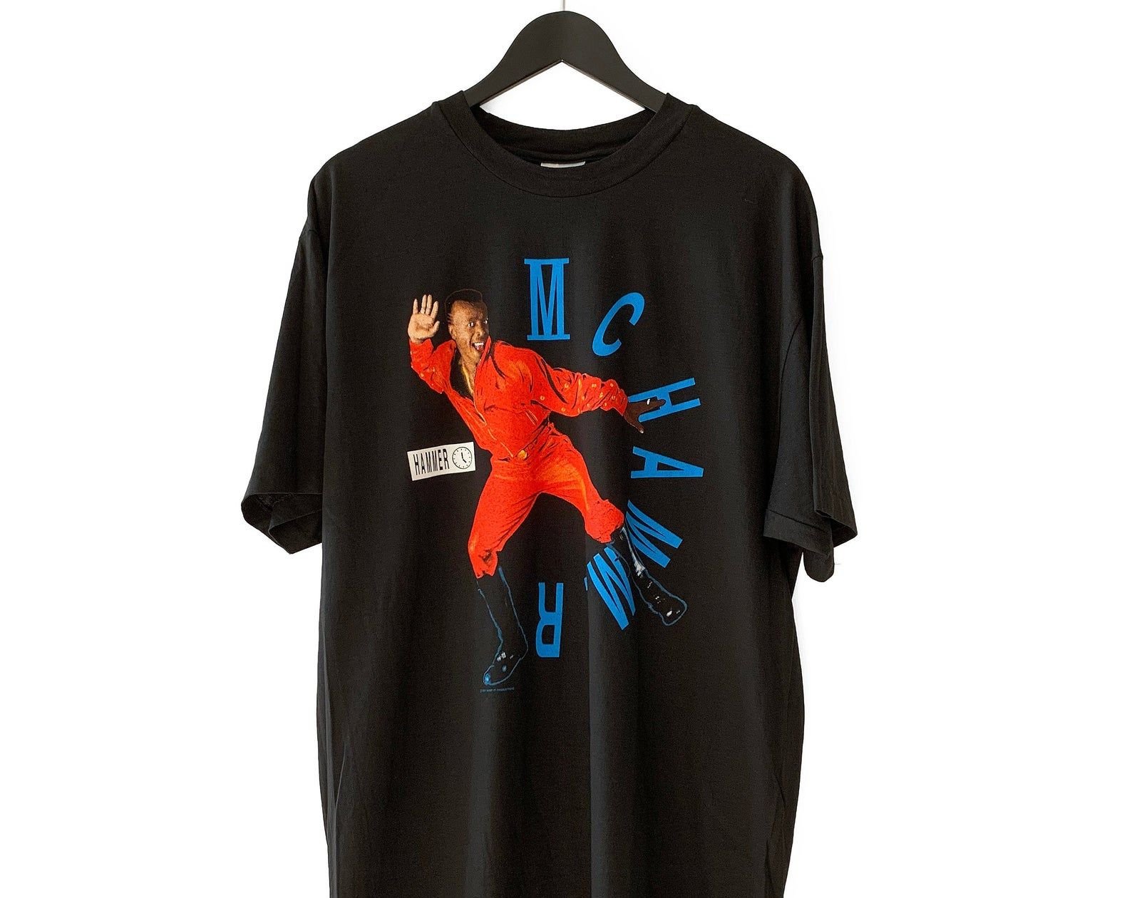 Vintage 1991 Mc Hammer Hammer Time Promo T Shirt Rap Dance